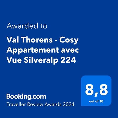 Val Thorens - Cosy Appartement Avec Vue Silveralp 224 Exteriör bild
