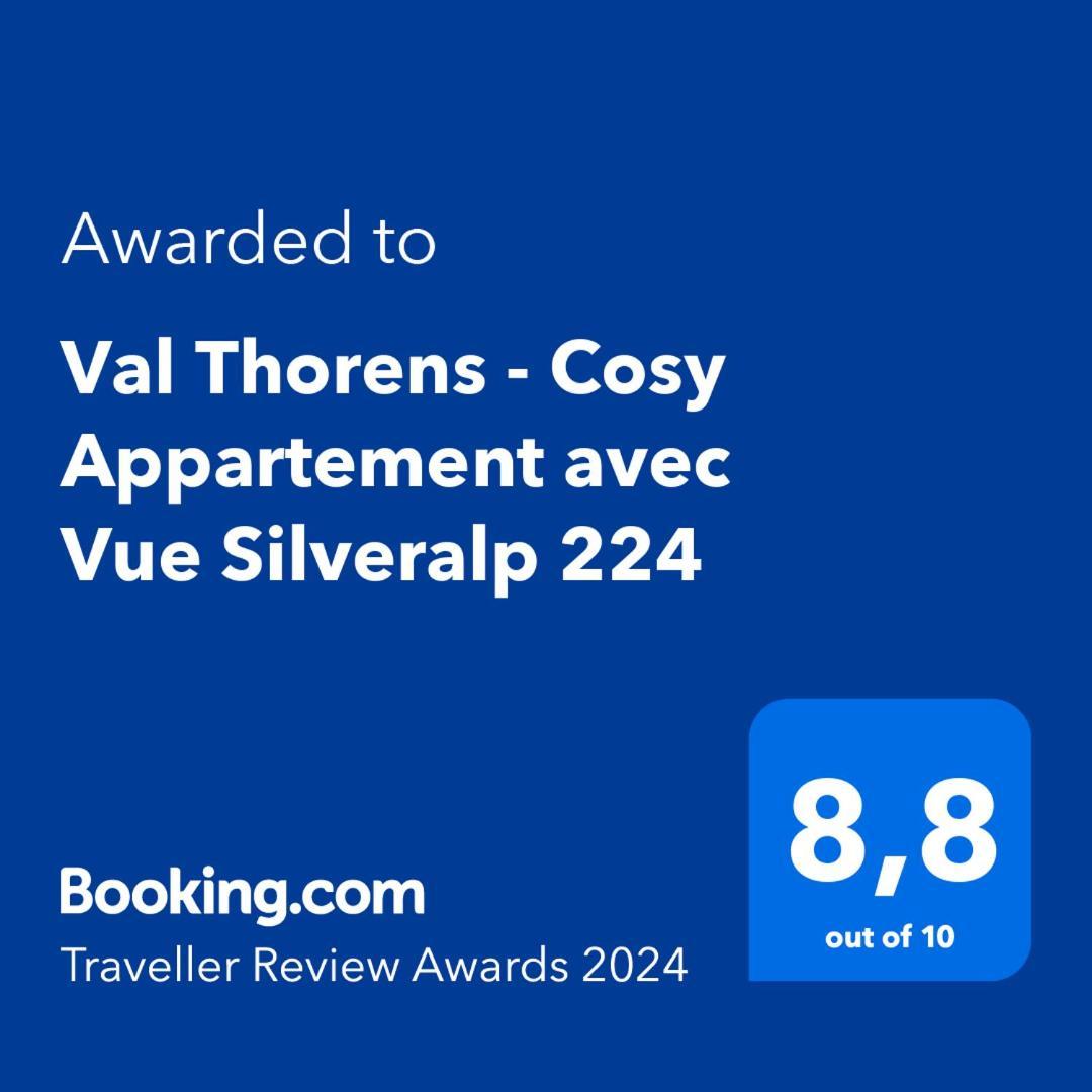 Val Thorens - Cosy Appartement Avec Vue Silveralp 224 Exteriör bild